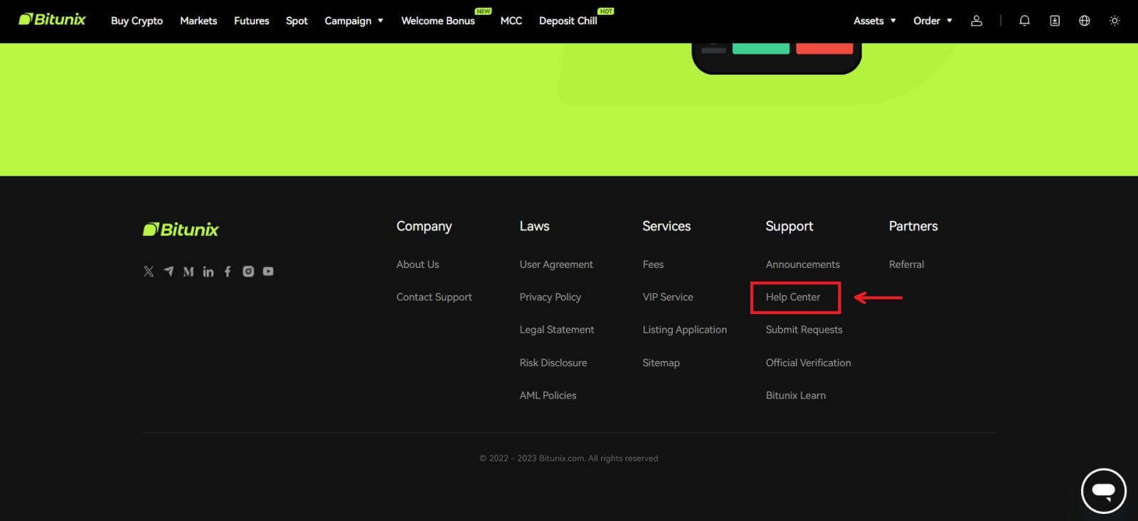 Bitunix سپورٹ سے کیسے رابطہ کریں۔