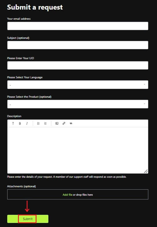 Bitunix سپورٹ سے کیسے رابطہ کریں۔