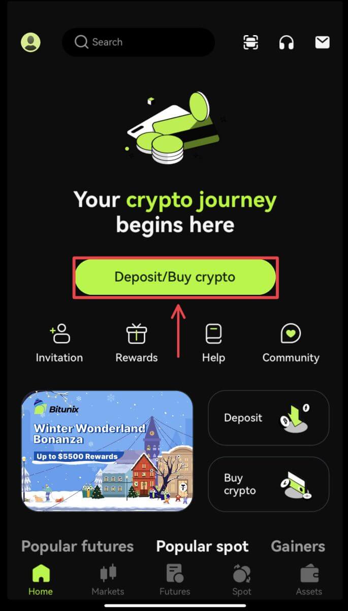 Hur man sätter in och handlar med krypto på Bitunix Hur man sätter in och handlar med krypto på Bitunix