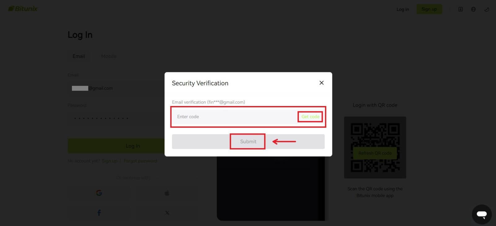 Paano Mag-login at Mag-verify ng Account sa Bitunix
