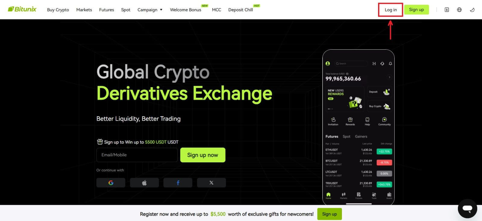 Paano Mag-login at Mag-verify ng Account sa Bitunix