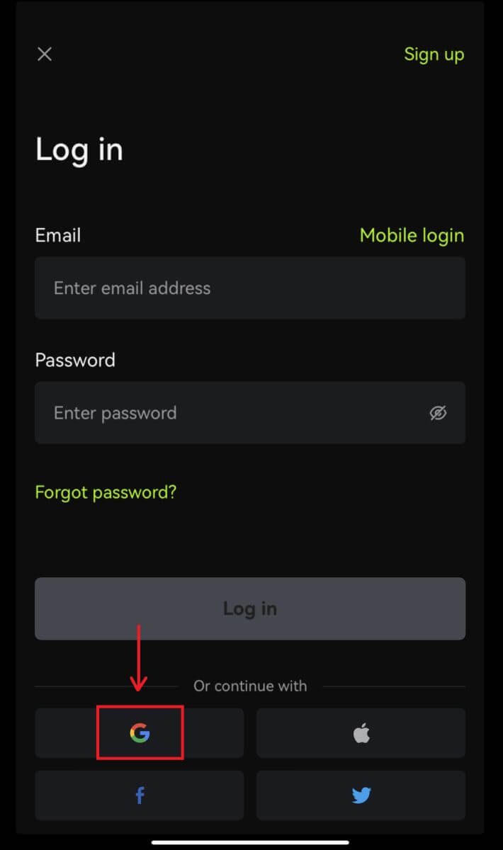 Conas logáil isteach i Bitunix Conas logáil isteach i Bitunix