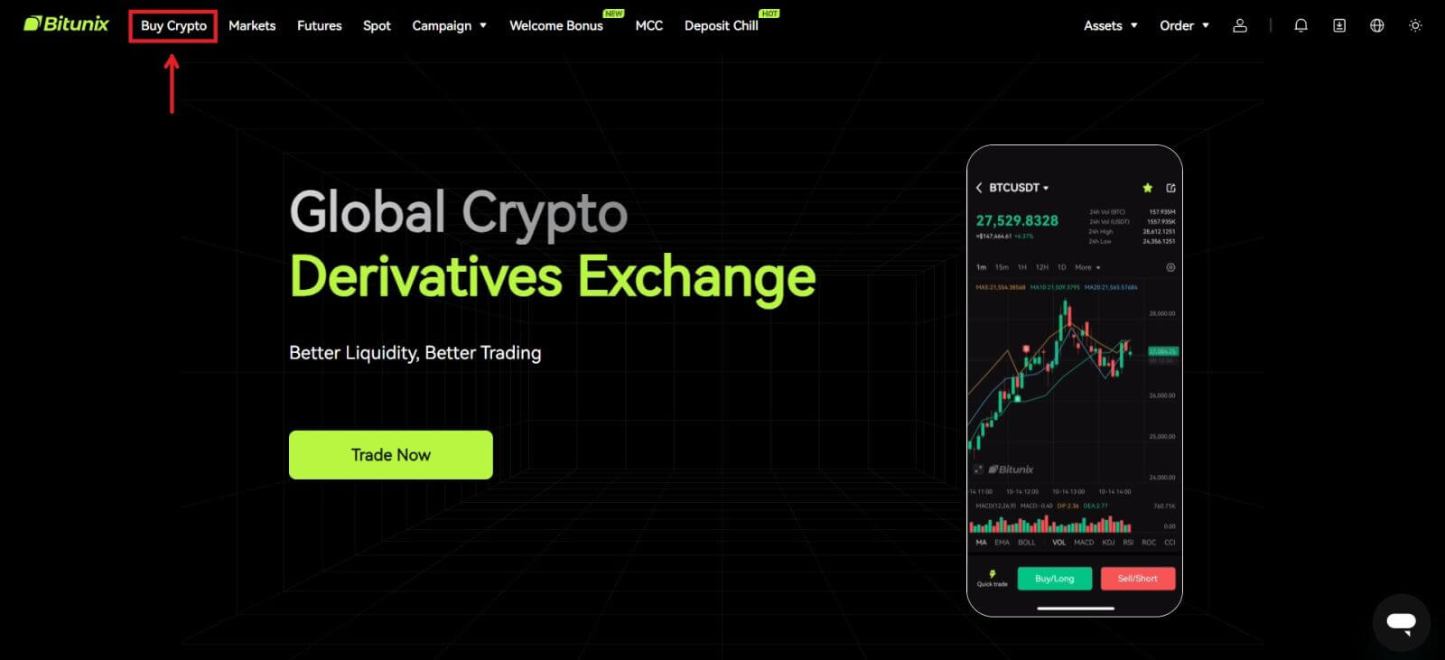 Sida Loo Furo Akoonka iyo Depositka Bitunix
