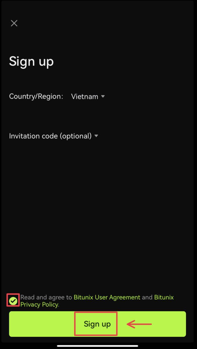 በBitunix ላይ መለያ እንዴት መመዝገብ እንደሚቻል በBitunix ላይ መለያ እንዴት መመዝገብ እንደሚቻል