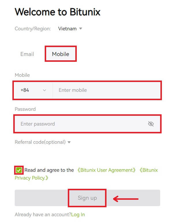 Paano Mag-sign Up at Mag-login sa isang Bitunix account