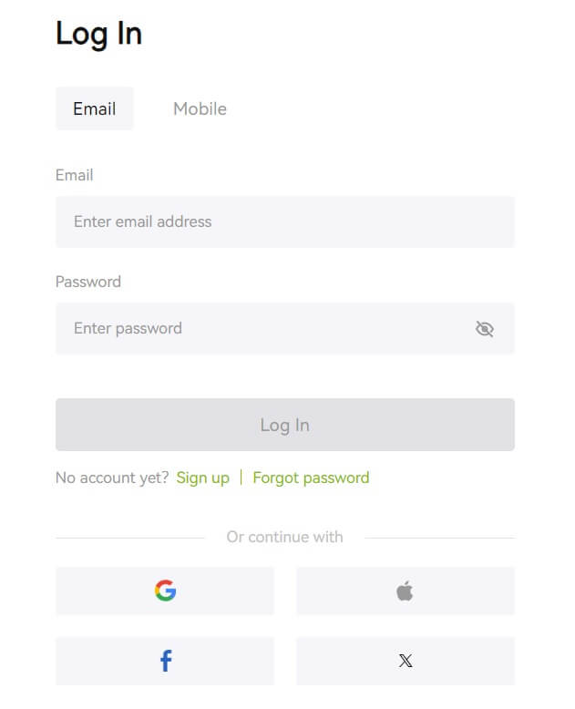 Paano Mag-sign Up at Mag-login sa isang Bitunix account