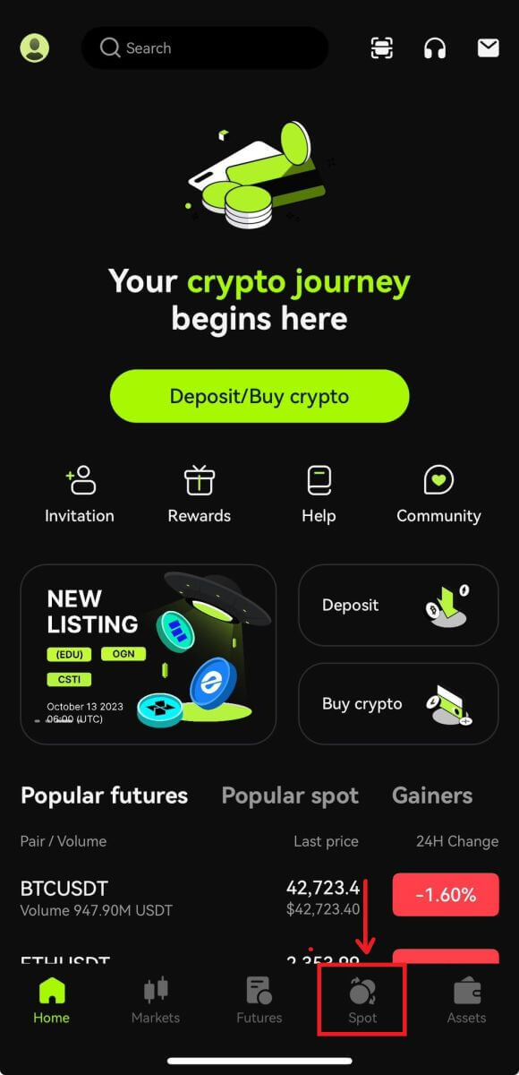 如何在 Bitunix 上交易加密貨幣