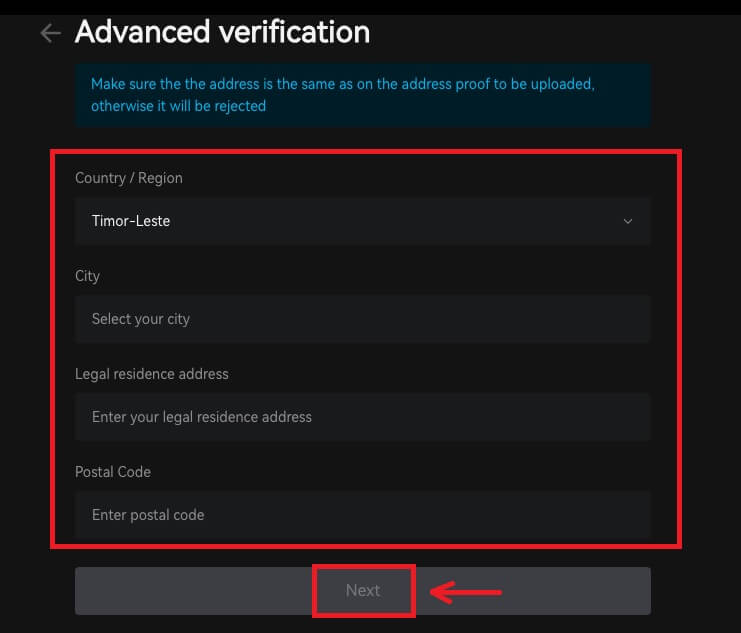 So verifizieren Sie Ihr Bitunix-Konto